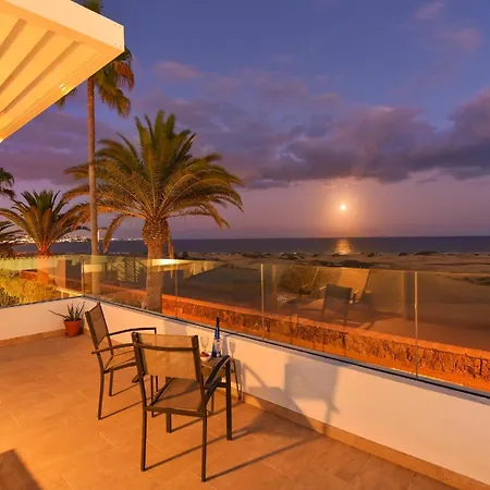 Villa Beachfront Del Ingles Exclusive Breathtaking Views Over The Sea And Dunes Private Heated Pool Terrace Bbq 200 M To,